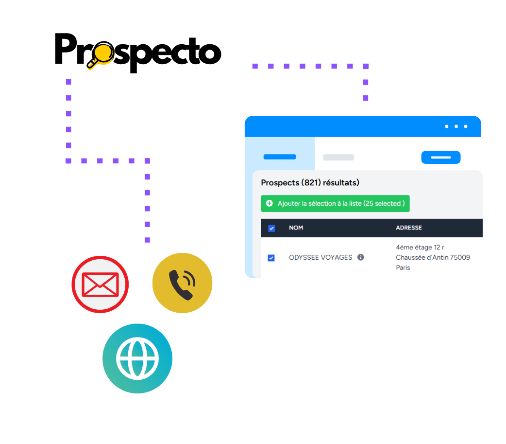 Résultats de recherche Prospecto